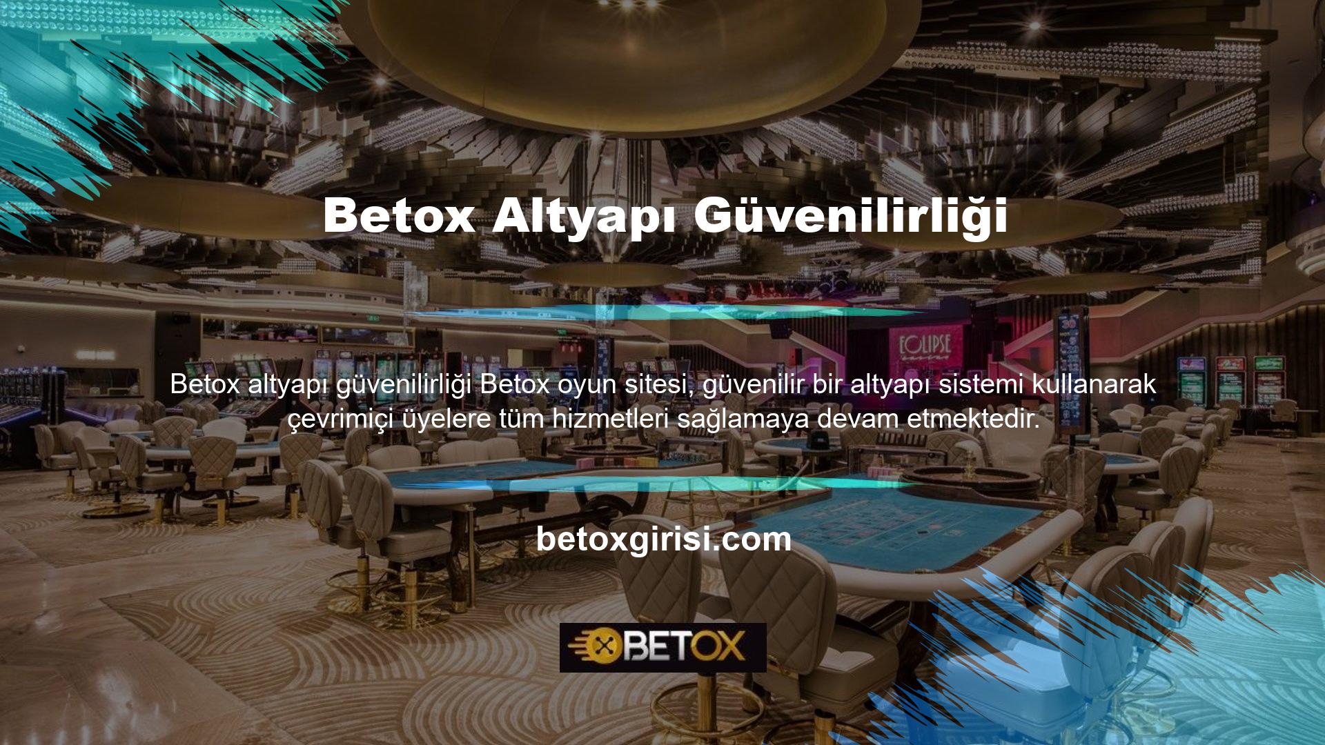 Betox casino siteleri Betox canlı bahis online casino erişim seçeneklerini Türk ve İngilizce sunmaktadır